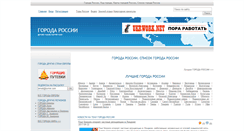 Desktop Screenshot of gorods-russia.turmir.com